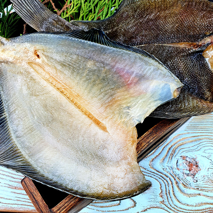 Камбала без икры вяленая