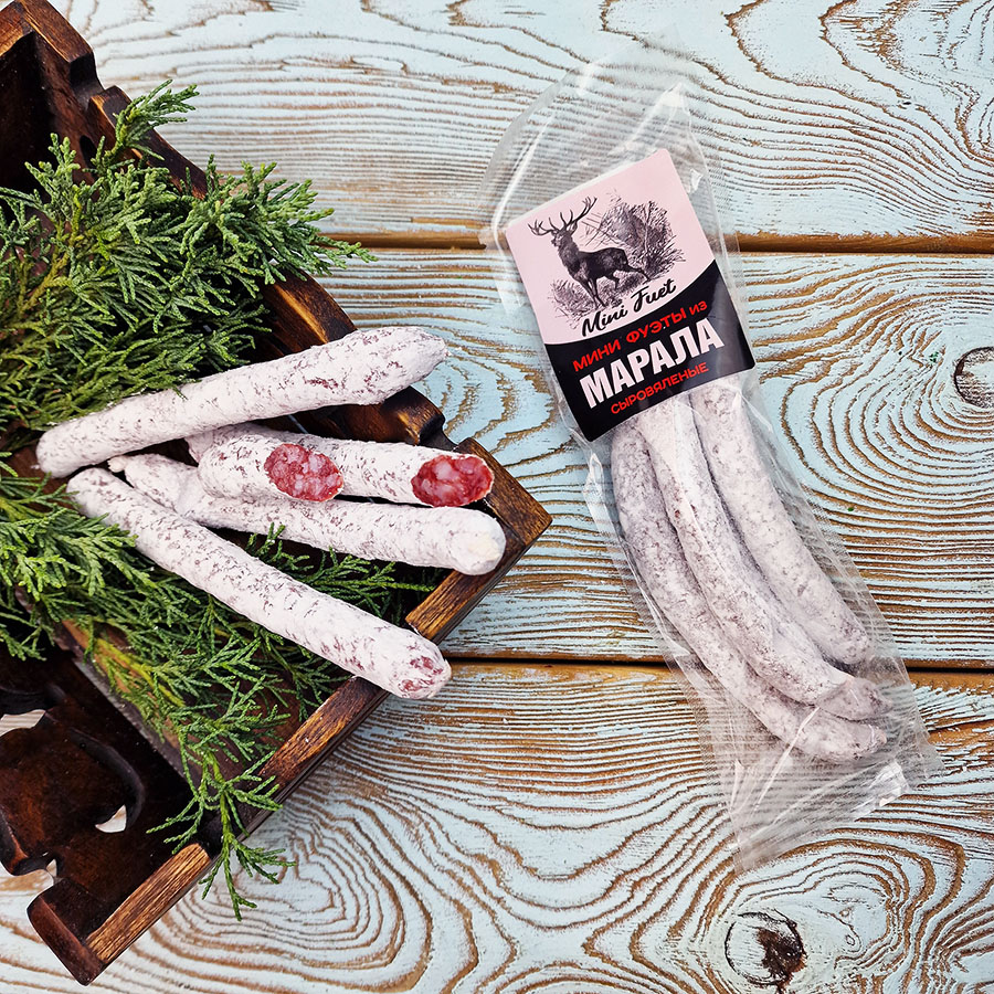 Колбаски "Мини Фуэт" из марала (80 гр.)