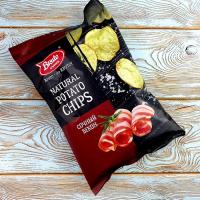 Крафтовые чипсы Бруто сочный бекон (70гр./20уп.)