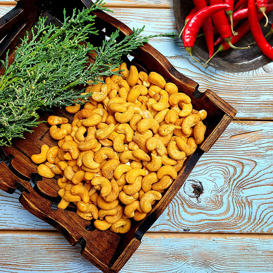 Кешью жареный со вк. тайского перца (1 кг.)