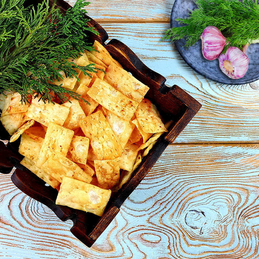 Чипсы Лавашики Чеснок-Укроп (1 кг.)