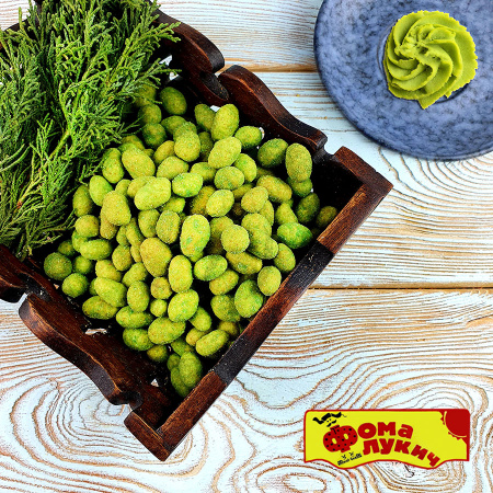 Арахис в ГЛАЗУРИ со вк. ВАСАБИ "Фома Лукич" (1 кг.)