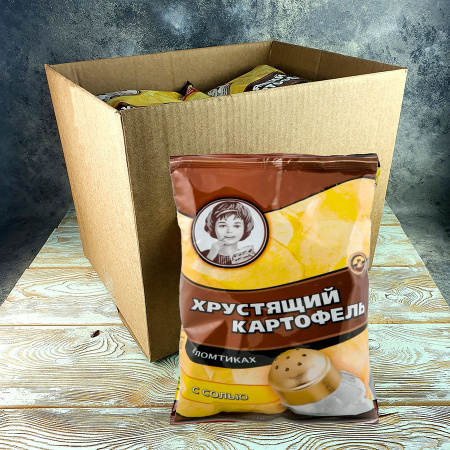 Хрустящий картофель СОЛЬ (160гр./9уп.) (ВЧ843)