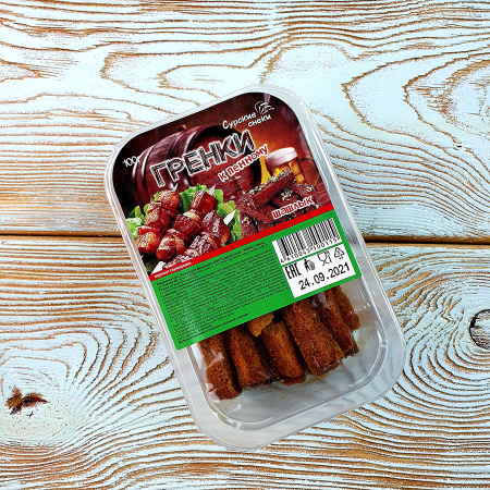 Гренки "Сурские" со вк. шашлык (100 гр.)