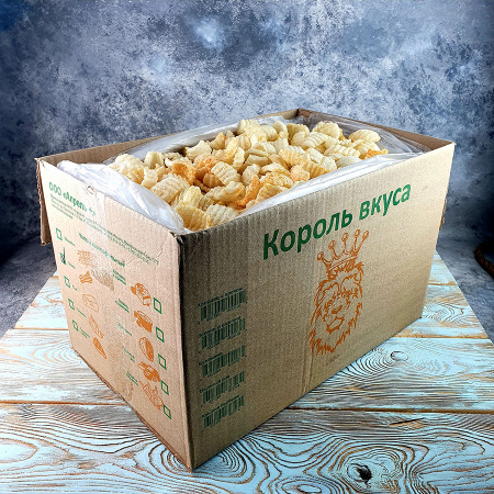 Чипсы рифлёные со вкусом шашлыка (1 кг.)