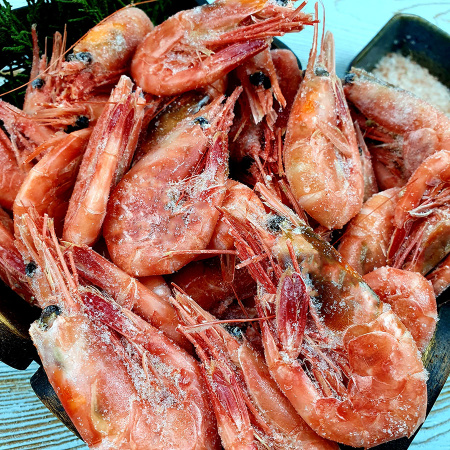 Креветки сухие замороженные 60/80 (5кг.) Магадан