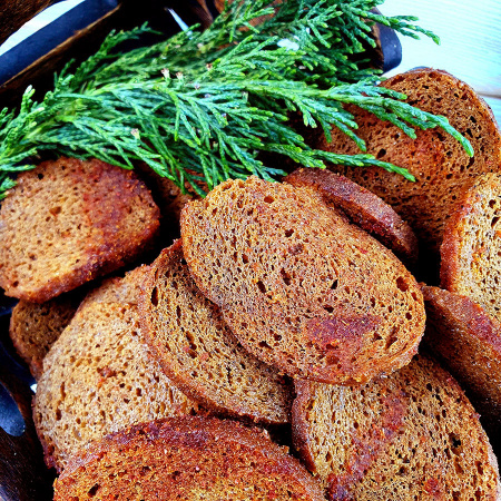 Гренки "Снапсы" ржаные с аджикой (1 кг.)