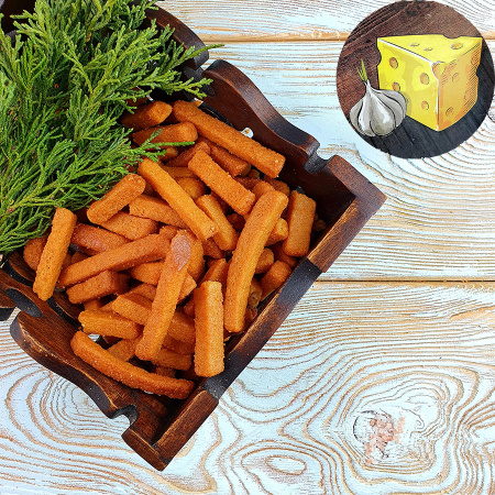 Гренки "Лутовские" в масле пшеничные СЫР С ЧЕСНОКОМ (1 кг.)