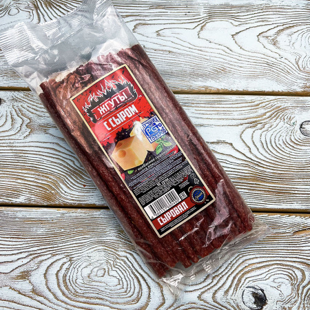 Жгуты "Орион" сырокопчёные с сыром (0.5 кг.)