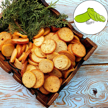 Гренки "Снапсы" пшеничные Маринованные огурцы (1 кг.)