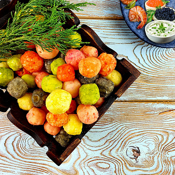 Сыр "Шарики" со вк. микс "Чикорн" (0,5 кг.)