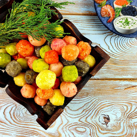 Сыр "Шарики" со вк. микс "Чикорн" (0,5 кг.)