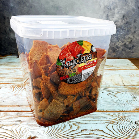 Сухари ржаные "ХрусТера" семга с сыром (0,95 кг.)