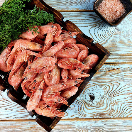 Креветки сухие замороженные 90/120 (2,5 кг.) Северная