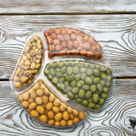 Сет № 1 (арахис в глазури со вк. бекона, васаби, сыра и кукуруза с солью) 170 гр.