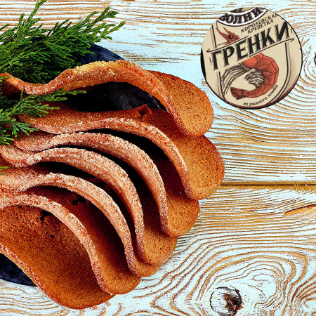 Гренки "Волнистые" с королевской креветкой (0,9 кг.)