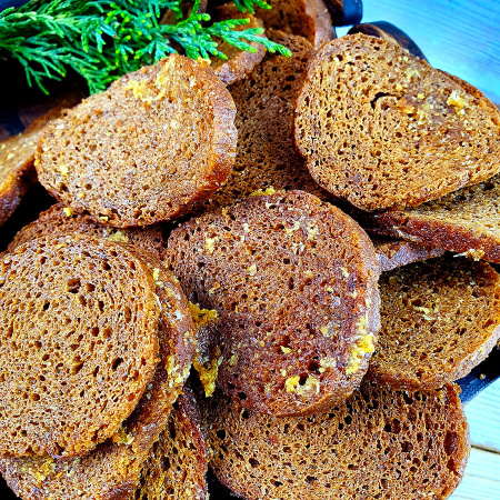 Гренки "Снапсы" ржаные с чесноком (1 кг.)