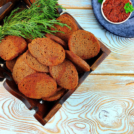 Гренки "Снапсы" ржаные с аджикой (1 кг.)