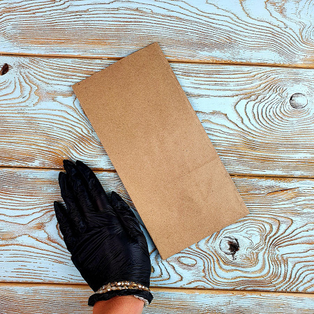 Пакет "под бутылку" бумажный крафт