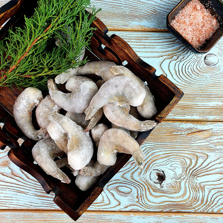 Креветки замороженные Тигровые б/г 21/25 (1 кг.)