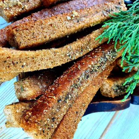 Гренки Деревенские ТМ "Добрынов" ПРОВАНСКИЕ ТРАВЫ (1 кг.)