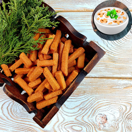 Гренки "Лутовские" в масле пшеничные ГРИБЫ СО СМЕТАНОЙ (1 кг.)