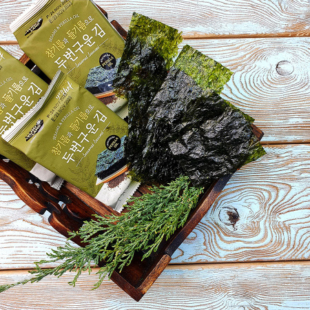 Чипсы из морской капусты с  маслом периллы (уп. 3 шт.)