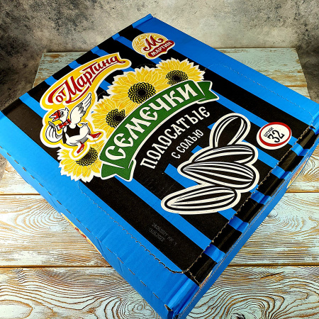 Семечки от Мартина полосатые с солью (150гр./32уп.)