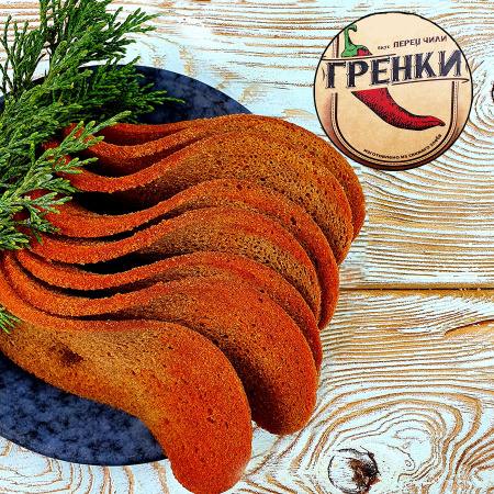 Гренки "Волнистые" с перцем чили (0,9 кг.)