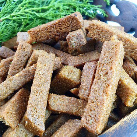 Гренки "Лутовские" в масле ржаные ТЕЛЯТИНА НА ГРИЛЕ (1 кг.)