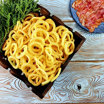 Луковые кольца (1 кг.) со вкусом БЕКОН