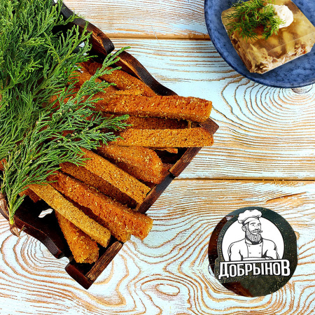 Гренки Деревенские ТМ "Добрынов" ХОЛОДЕЦ С ХРЕНОМ (1 кг.)