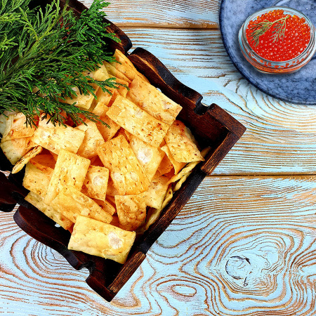 Чипсы Лавашики Красная икра (1 кг.)