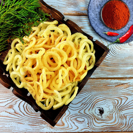 Луковые кольца (1 кг.) со вкусом ПАПРИКА