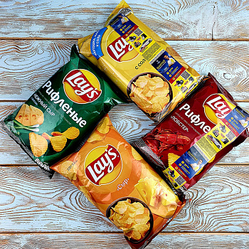 Чипсы Лейс в асс. (140гр./19уп.)