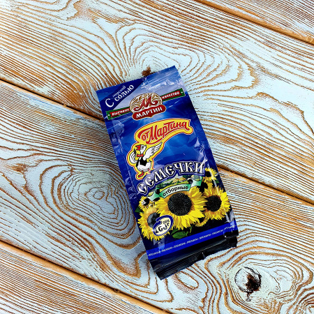 Семечки от Мартина солёные (200гр./32уп.)