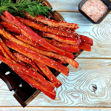 Полоски из филе кальмара по-Шанхайски  "Астраханкина рыбка" (1 кг.)