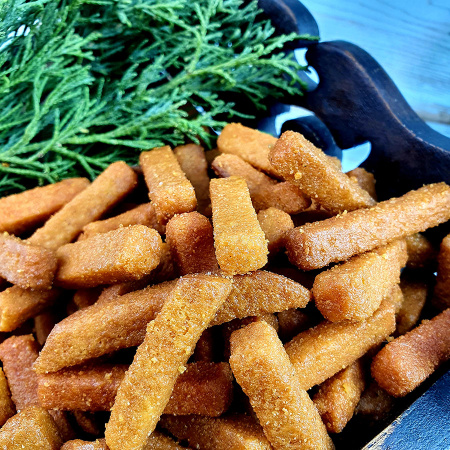 Гренки "Лутовские" в масле пшеничные КУРИЦА В БРУСНИЧНОМ СОУСЕ (1 кг.)