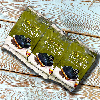 Чипсы из морской капусты с  маслом периллы (уп. 3 шт.)