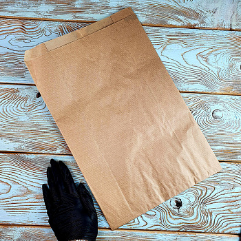 Пакет бумажный крафт 25х39