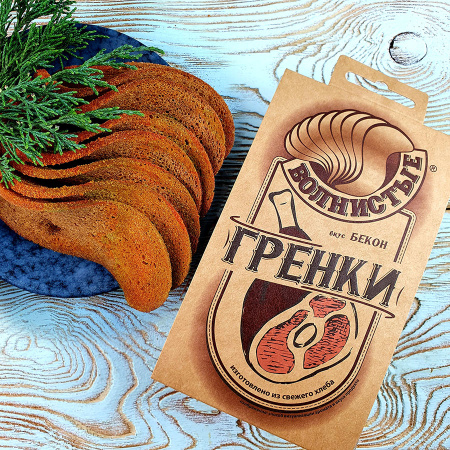 Гренки "Волнистые" с беконом (75гр./14уп.)