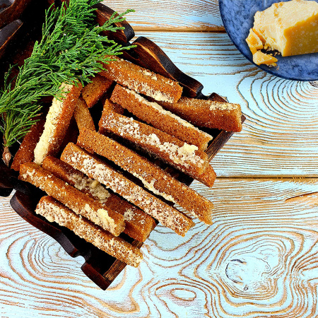 Гренки Деревенские ТМ "Добрынов" С СЫРОМ ПАРМЕЗАН (1 кг.)