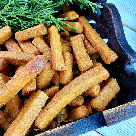 Гренки "Лутовские" в масле пшеничные СЫР С ЧЕСНОКОМ (1 кг.)