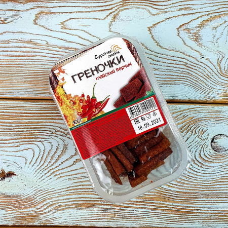 Гренки "Сурские" со вк. тайский перец (100 гр.)