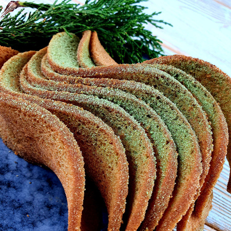 Гренки "Волнистые" с васаби (0,9 кг.)