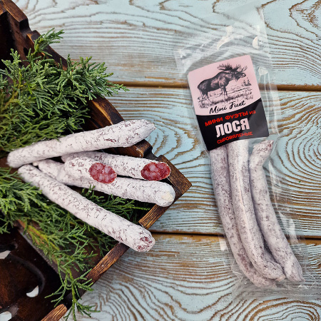 Колбаски "Мини Фуэт" из лося (80 гр.)