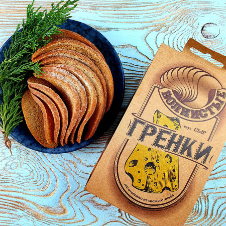 Гренки "Волнистые" с сыром (75гр./14уп.)