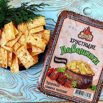 Чипсы Лаваши в упаковке ШАШЛЫК  (90 гр.)