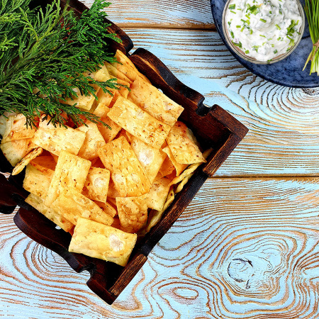 Чипсы Лавашики Сметана-Лук (1 кг.)