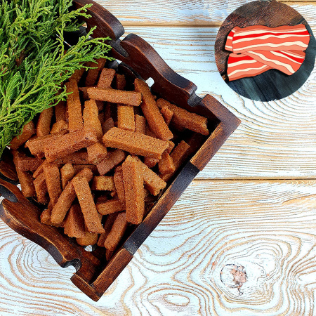 Гренки "Лутовские" в масле ржаные БЕКОН (1 кг.)